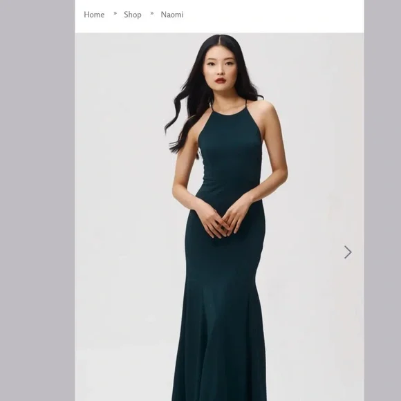 jenny yoo green bridesmaid dresses Jenny Yoo Bridesmaid Dress Melody Loden